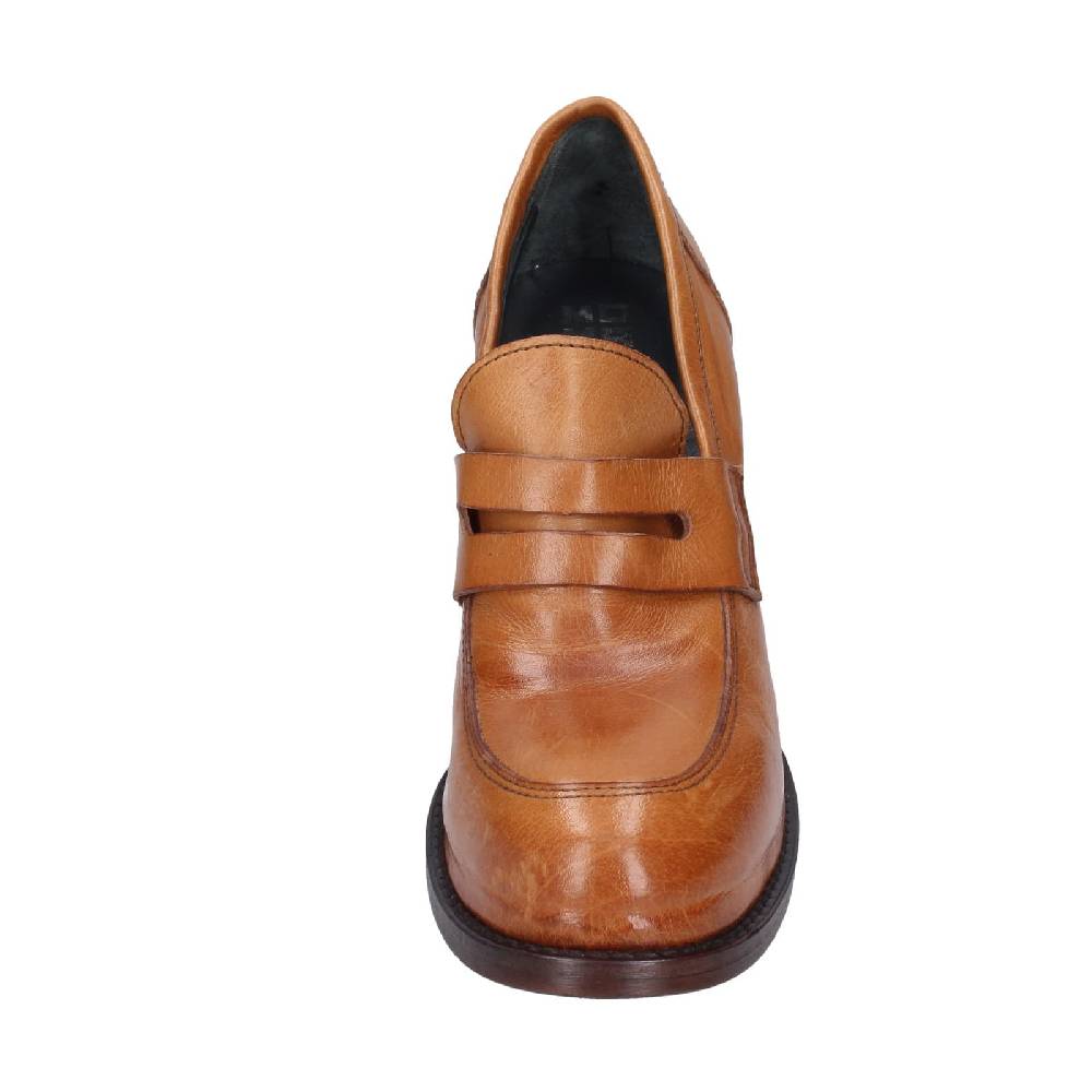 scarpe donna MOMA mocassini marrone pelle 85306E EY568 Negozio