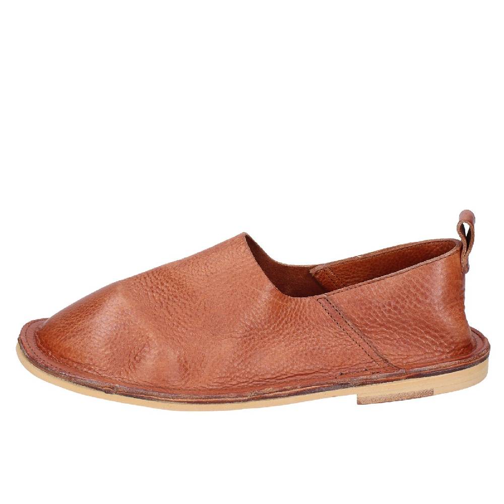 scarpe donna MOMA mocassini marrone pelle VINTAGE SLIP ON EX464 In Saldo