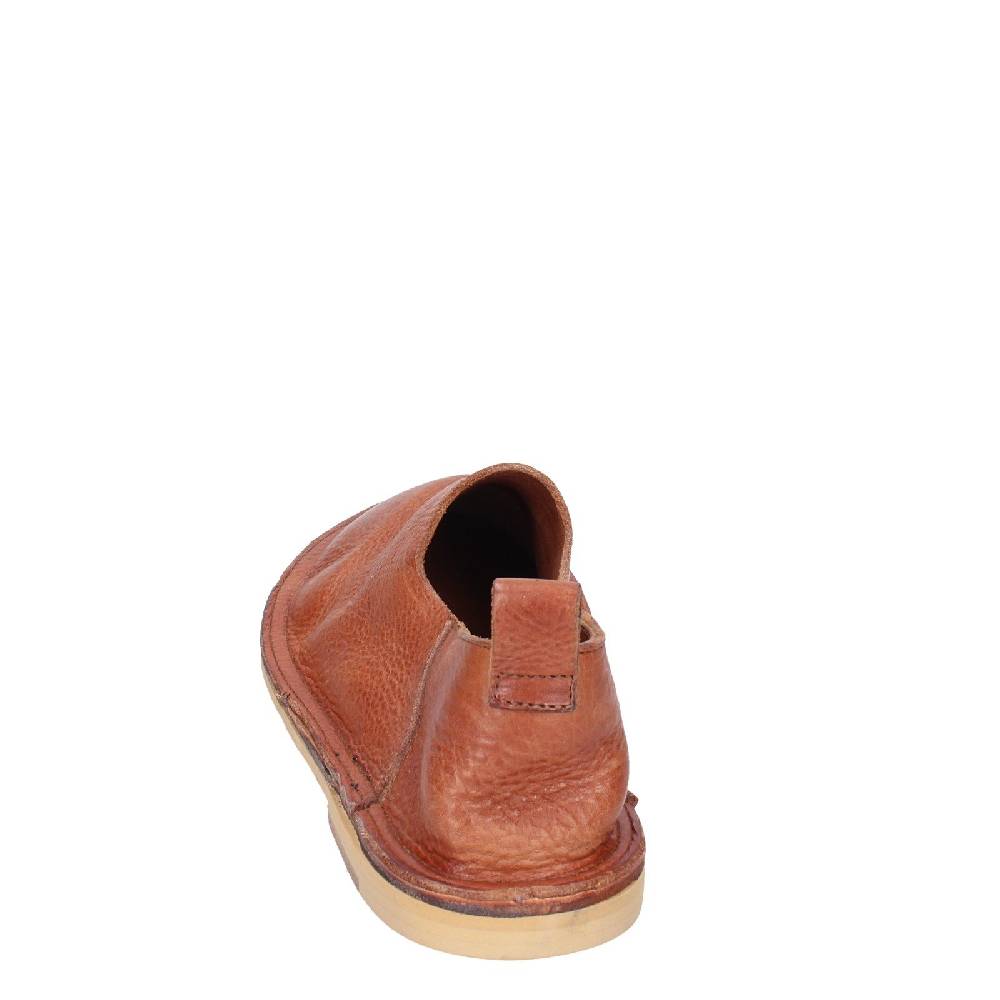 scarpe donna MOMA mocassini marrone pelle VINTAGE SLIP ON EX464 In Saldo