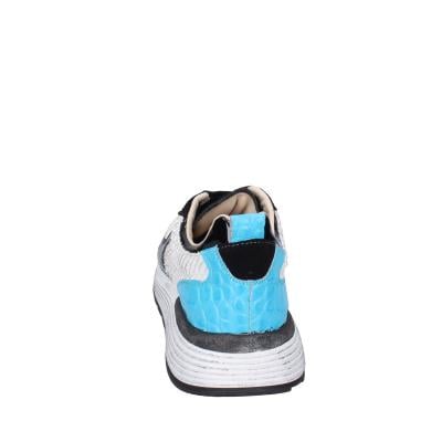 scarpe donna MOMA sneakers bianco pelle nero camoscio 3AS401-CR10 BC853 Pezzi Unici