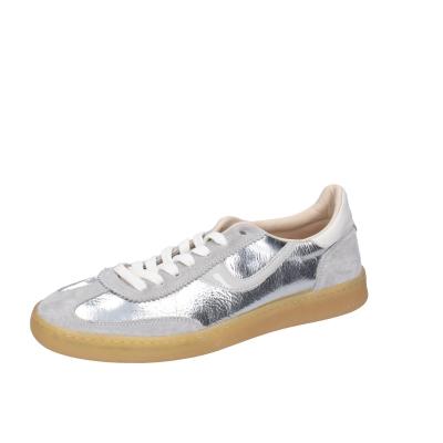 scarpe donna MOMA sneakers argento pelle lucida grigio camoscio 3AS420-CRV BC788 Promozione Limitata