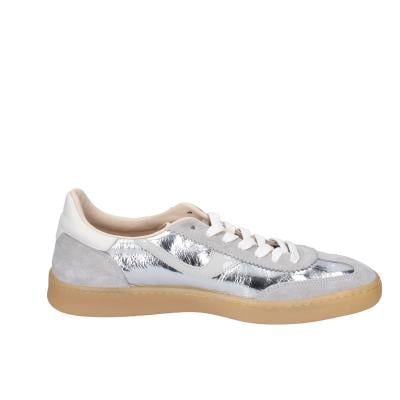 scarpe donna MOMA sneakers argento pelle lucida grigio camoscio 3AS420-CRV BC788 Promozione Limitata
