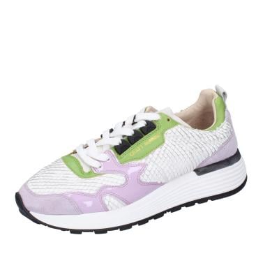 scarpe donna MOMA sneakers viola pelle bianco camoscio 3AS401-CR8 BC72 Shopping Online