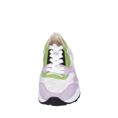 scarpe donna MOMA sneakers viola pelle bianco camoscio 3AS401-CR8 BC72 Shopping Online