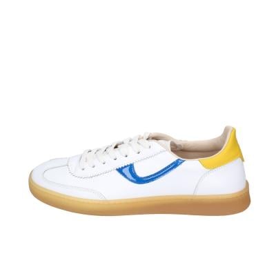 scarpe donna MOMA sneakers bianco pelle blu 3AS420-CRV5 BC845 Novità