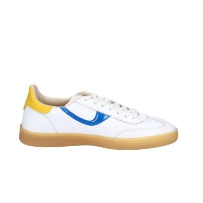 scarpe donna MOMA sneakers bianco pelle blu 3AS420-CRV5 BC845 Novità