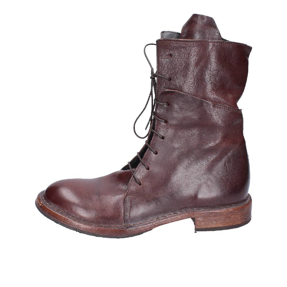 scarpe donna MOMA stivaletti marrone pelle 1CW195 VINTAGE EX492 Offerta