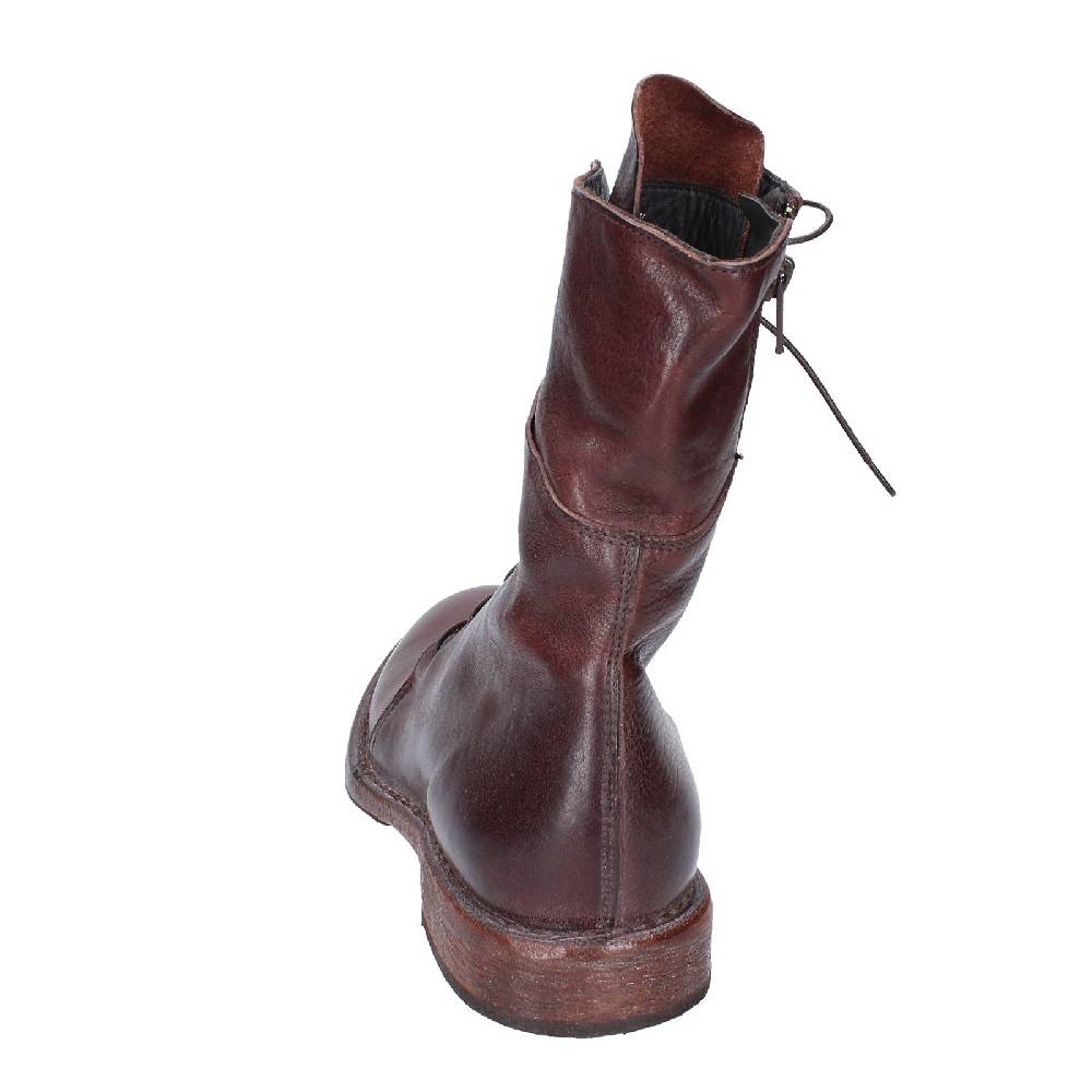 scarpe donna MOMA stivaletti marrone pelle 1CW195 VINTAGE EX492 Offerta