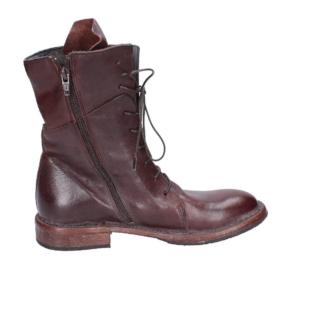 scarpe donna MOMA stivaletti marrone pelle 1CW195 VINTAGE EX492 Offerta