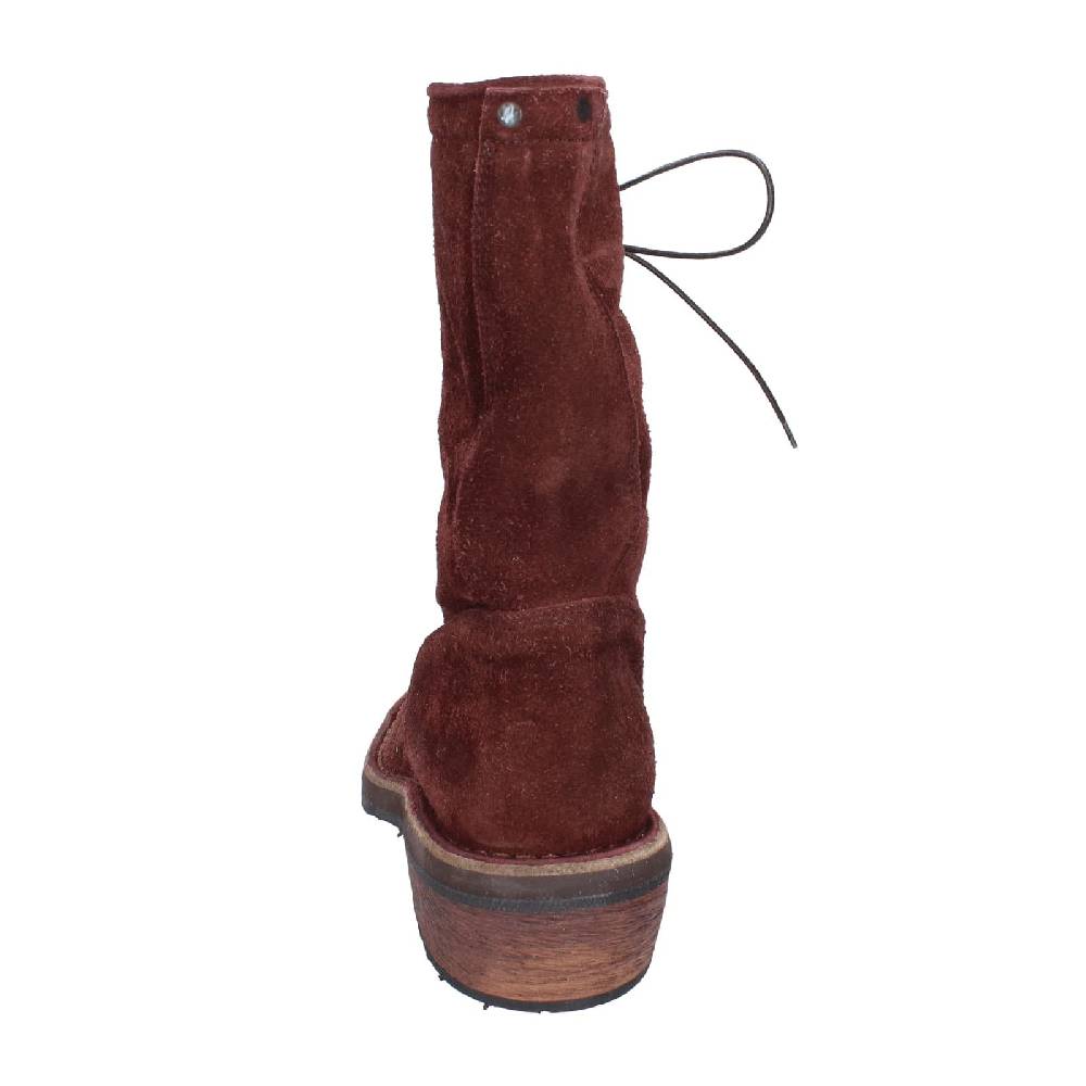 scarpe donna MOMA stivaletti bordeaux camoscio 77301C EY578 Economico