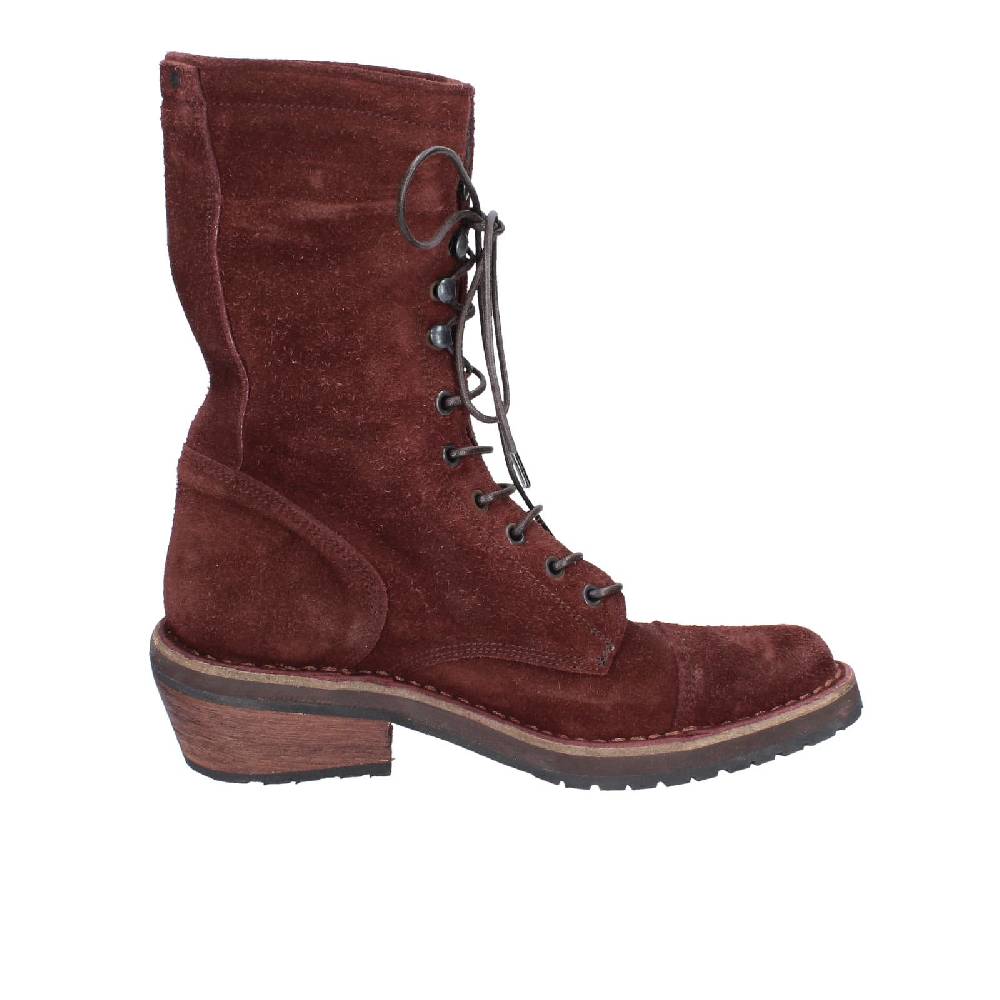 scarpe donna MOMA stivaletti bordeaux camoscio 77301C EY578 Economico