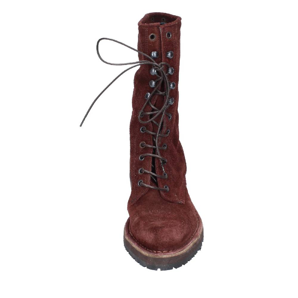 scarpe donna MOMA stivaletti bordeaux camoscio 77301C EY578 Economico