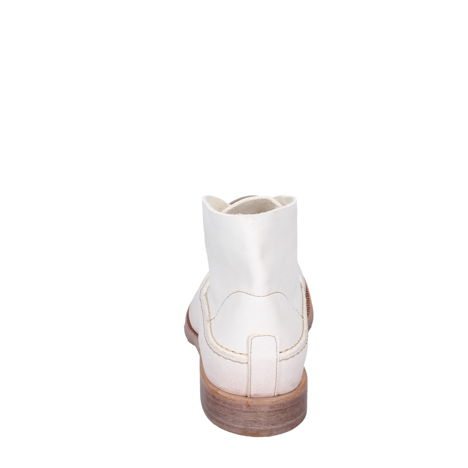 scarpe donna MOMA stivaletti bianco pelle 1BS474-NAC EZ868 Outlet