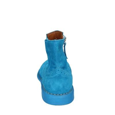 scarpe donna MOMA stivaletti celeste camoscio 1CS405-MAS BC826 In Vendita