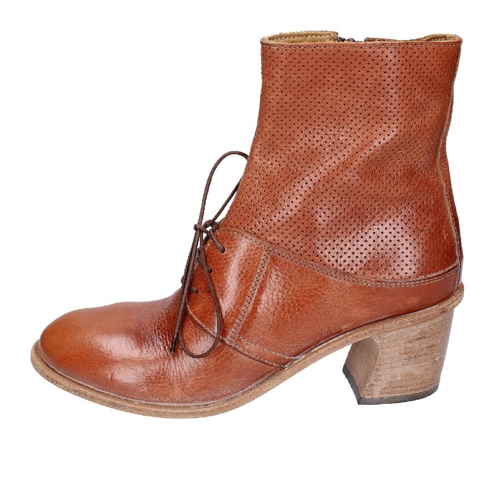 scarpe donna MOMA stivaletti marrone pelle 28403C VINTAGE EX394 Hotsell