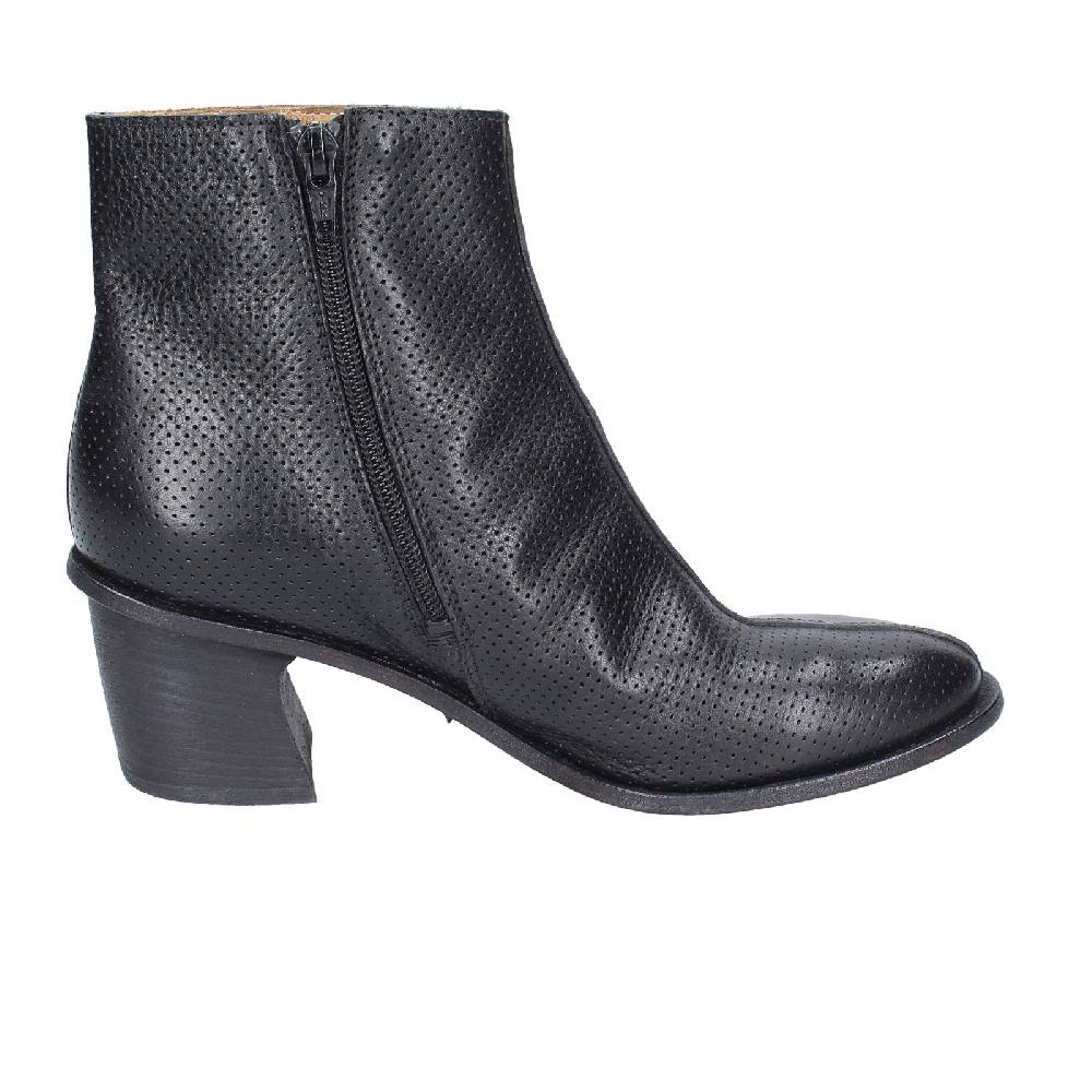 scarpe donna MOMA stivaletti nero pelle 28405C VINTAGE EX395 Vendita Calda