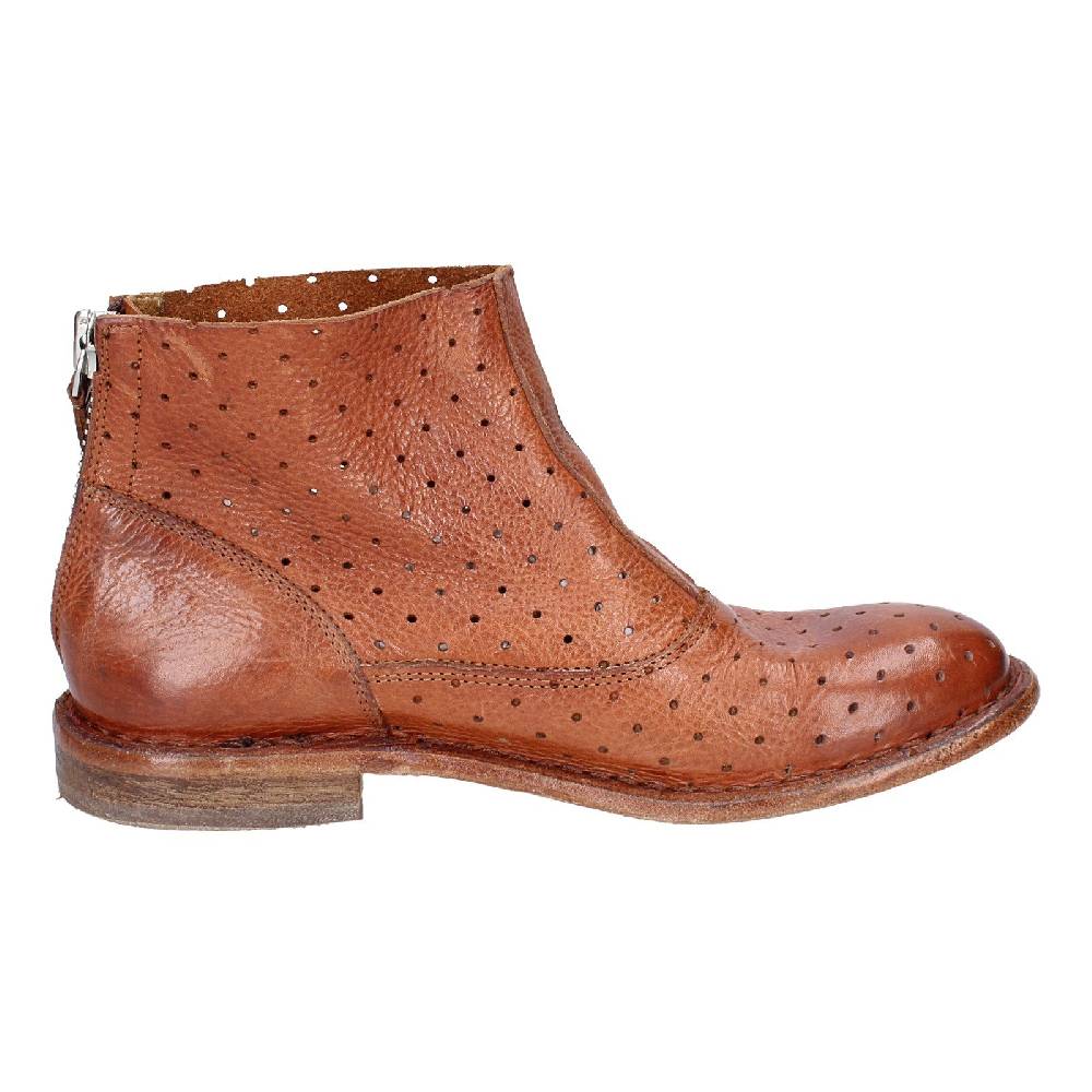 scarpe donna MOMA stivaletti marrone pelle 30403B VINTAGE EX399 Vendita Economica