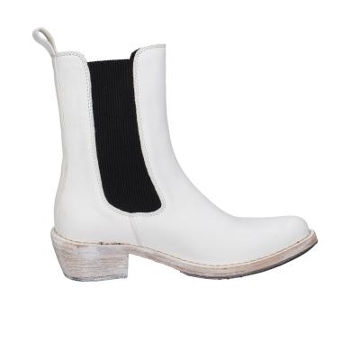 scarpe donna MOMA stivaletti bianco pelle 1CW228-CAP BD489 Vendite Flash
