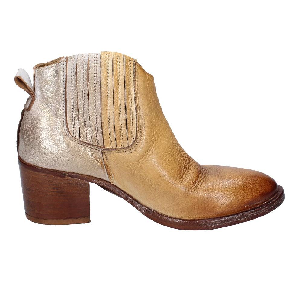 scarpe donna MOMA stivaletti marrone pelle 33403B VINTAGE EX402 Negozio