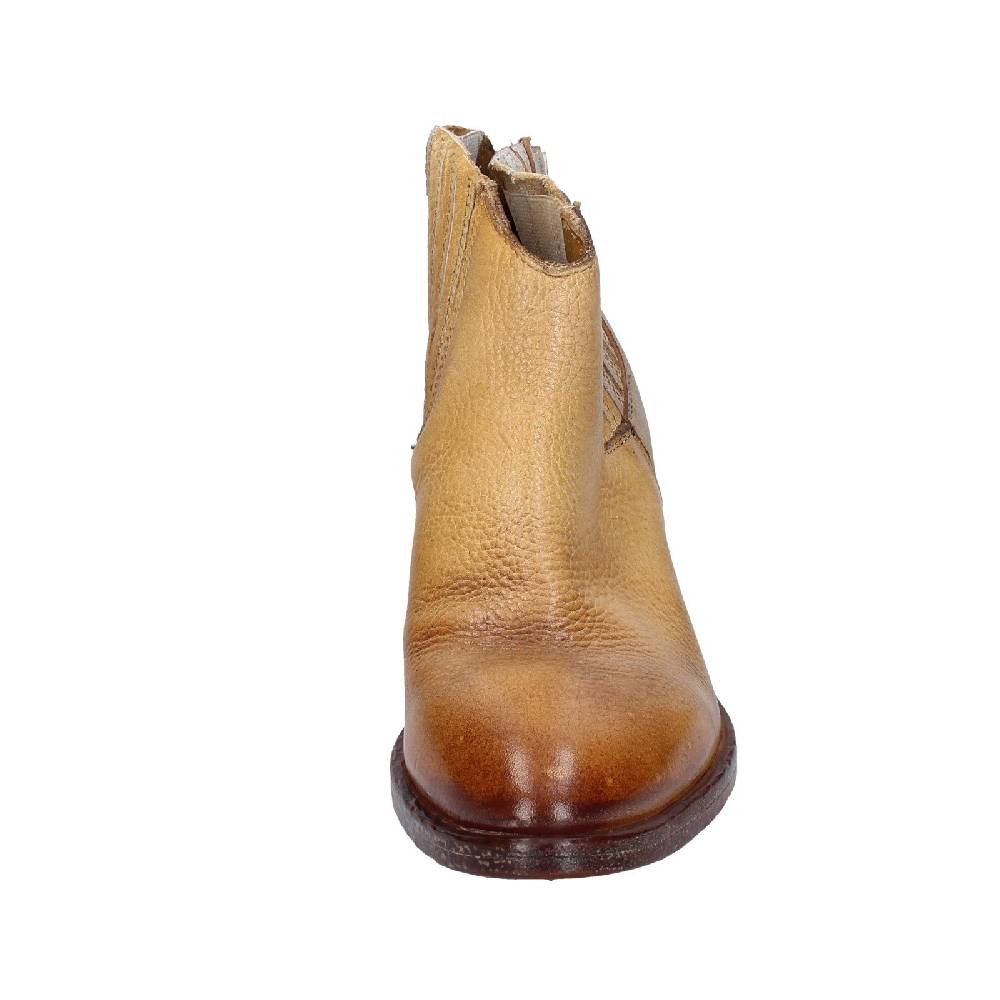 scarpe donna MOMA stivaletti marrone pelle 33403B VINTAGE EX402 Negozio