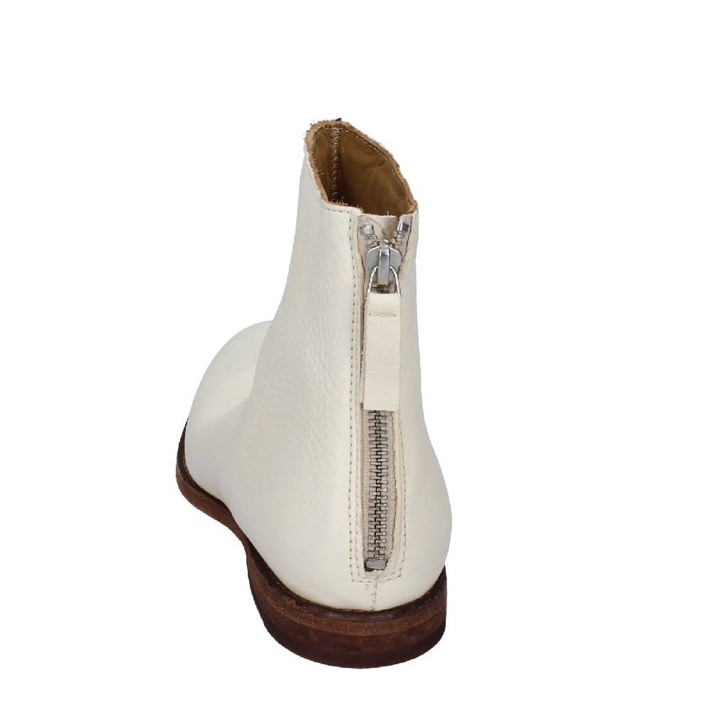 scarpe donna MOMA stivaletti bianco pelle 31402B VINTAGE EX471 In Saldo