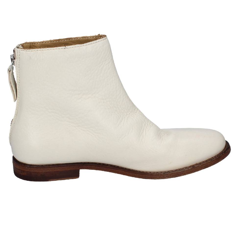 scarpe donna MOMA stivaletti bianco pelle 31402B VINTAGE EX471 In Saldo