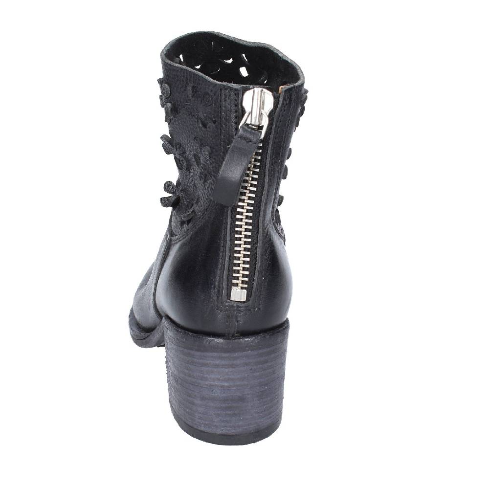 scarpe donna MOMA stivaletti nero pelle 33402C VINTAGE EX396 Moda