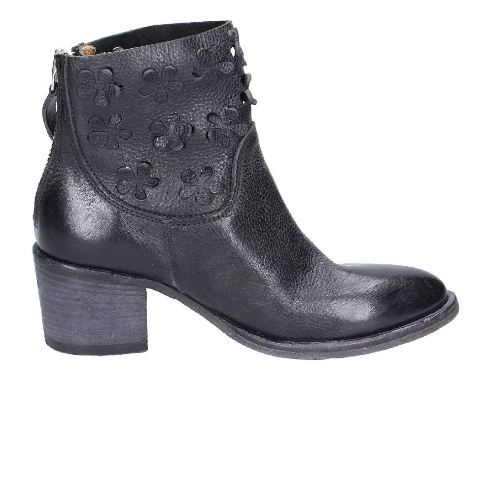 scarpe donna MOMA stivaletti nero pelle 33402C VINTAGE EX396 Moda