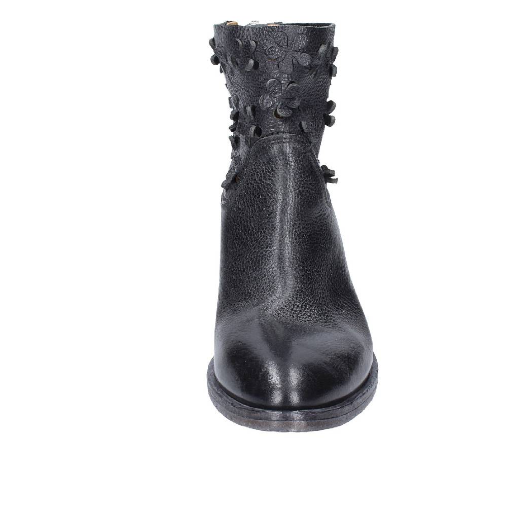 scarpe donna MOMA stivaletti nero pelle 33402C VINTAGE EX396 Moda