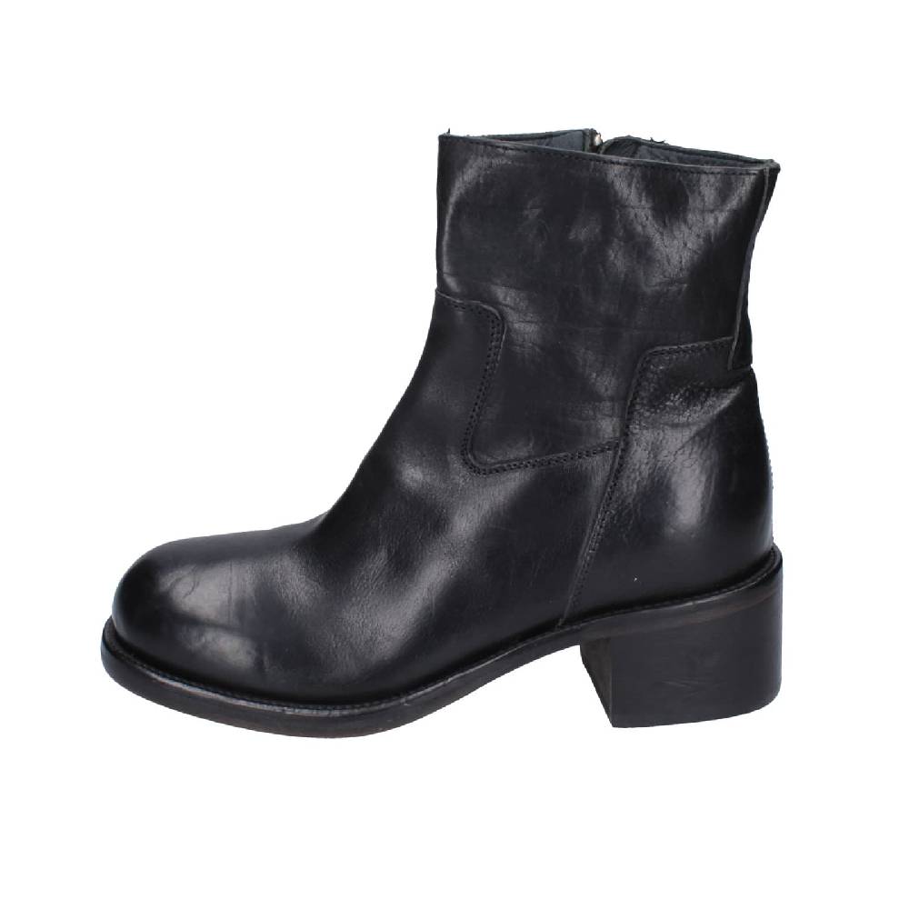 scarpe donna MOMA stivaletti nero pelle 72303C-CU EY498 Italy
