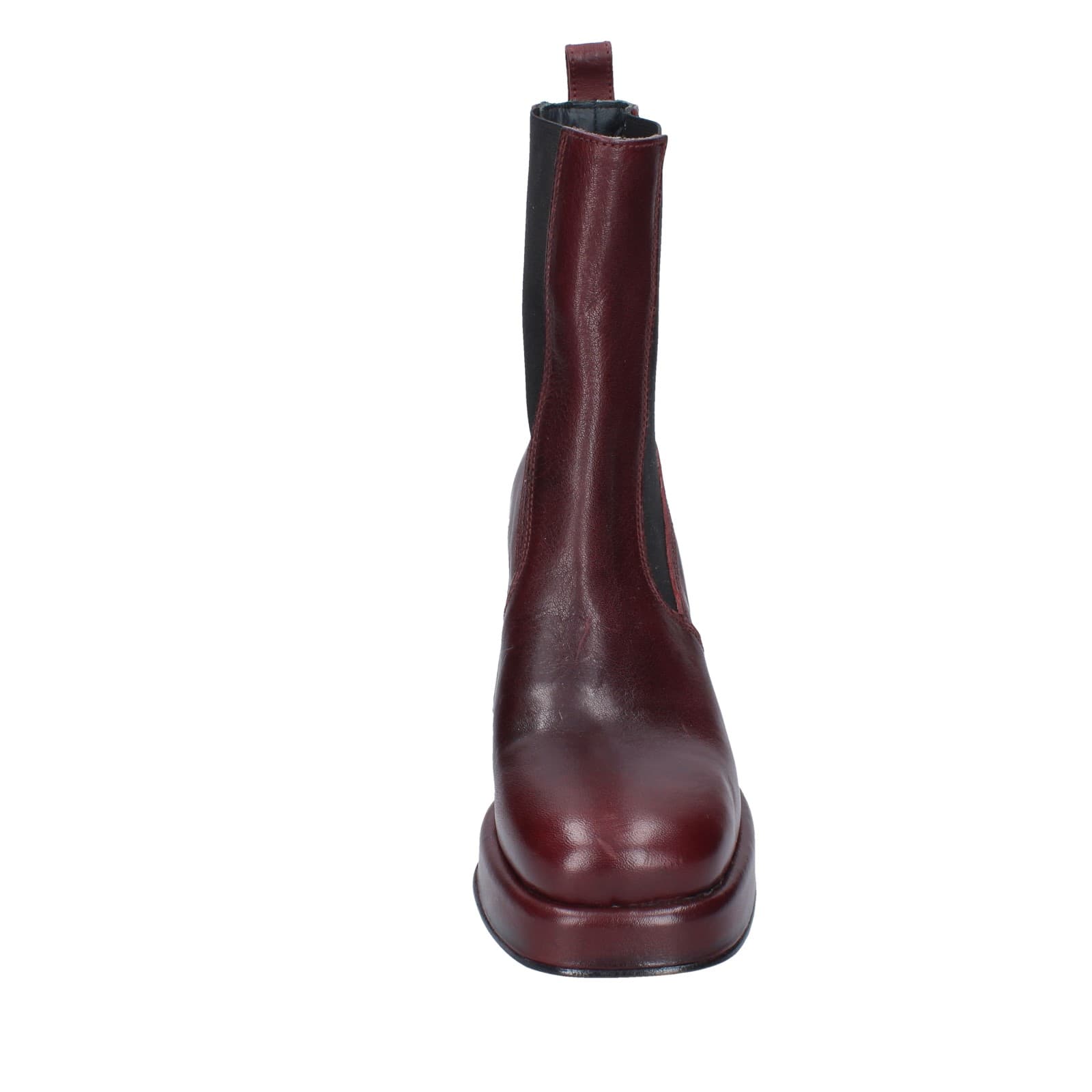 scarpe donna MOMA stivaletti bordeaux pelle 83302C EY534 Italia
