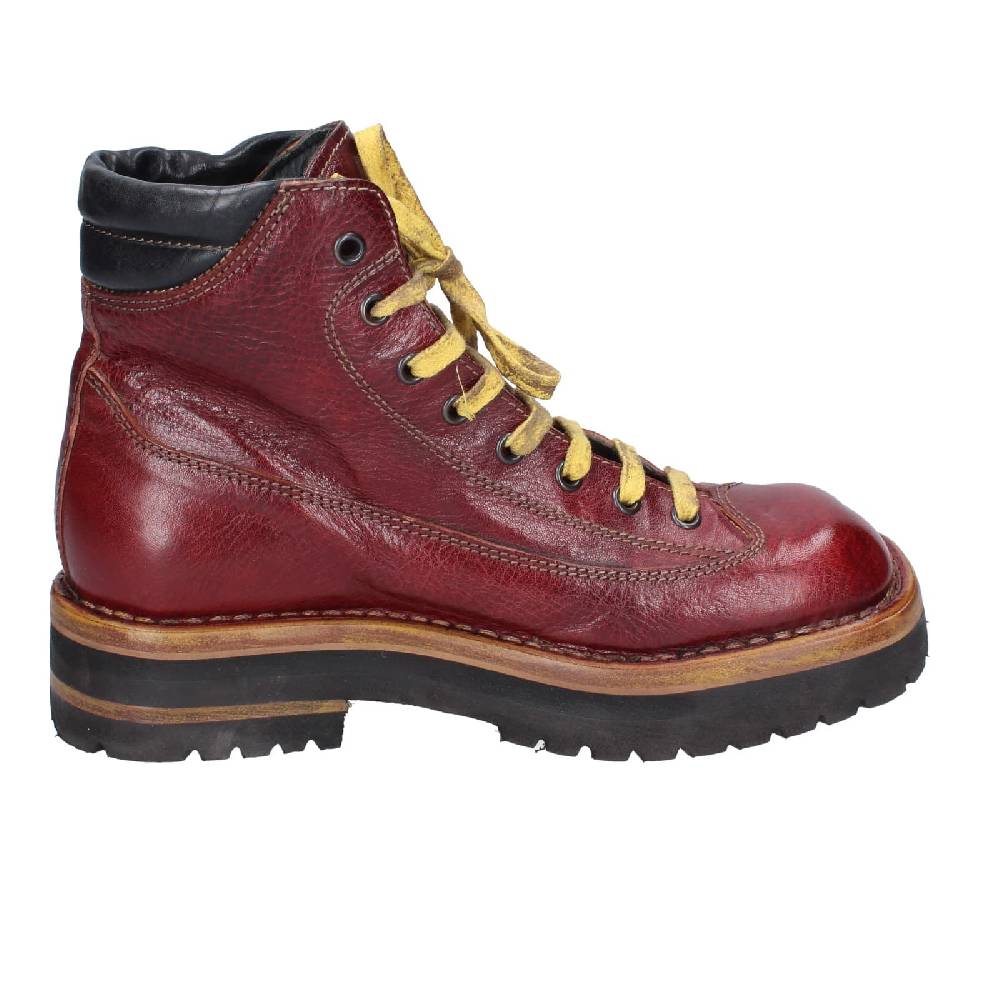 scarpe donna MOMA stivaletti bordeaux pelle 81302B EY561 In Linea