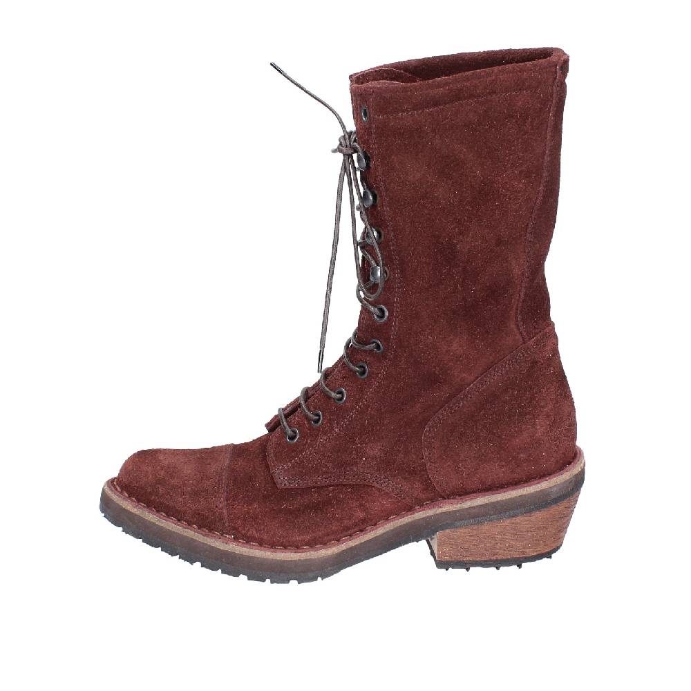 scarpe donna MOMA stivaletti bordeaux camoscio 77301C VINTAGE EX520 Nuovo