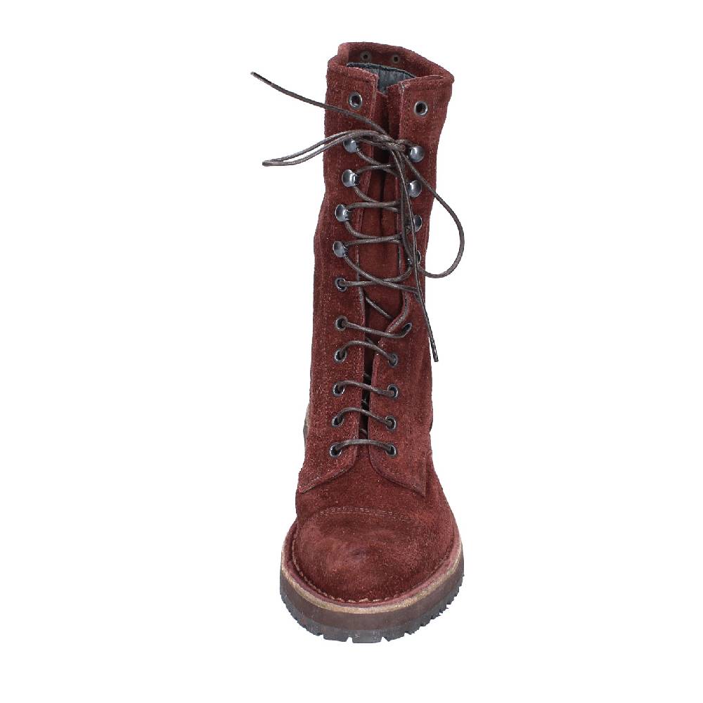 scarpe donna MOMA stivaletti bordeaux camoscio 77301C VINTAGE EX520 Nuovo