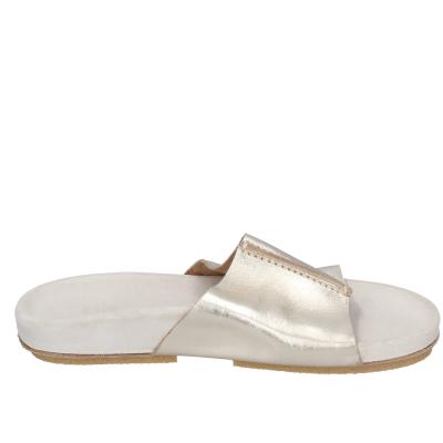 scarpe donna MOMA sandali oro pelle platino 1GS455-RA BC69 Qualità Garantita