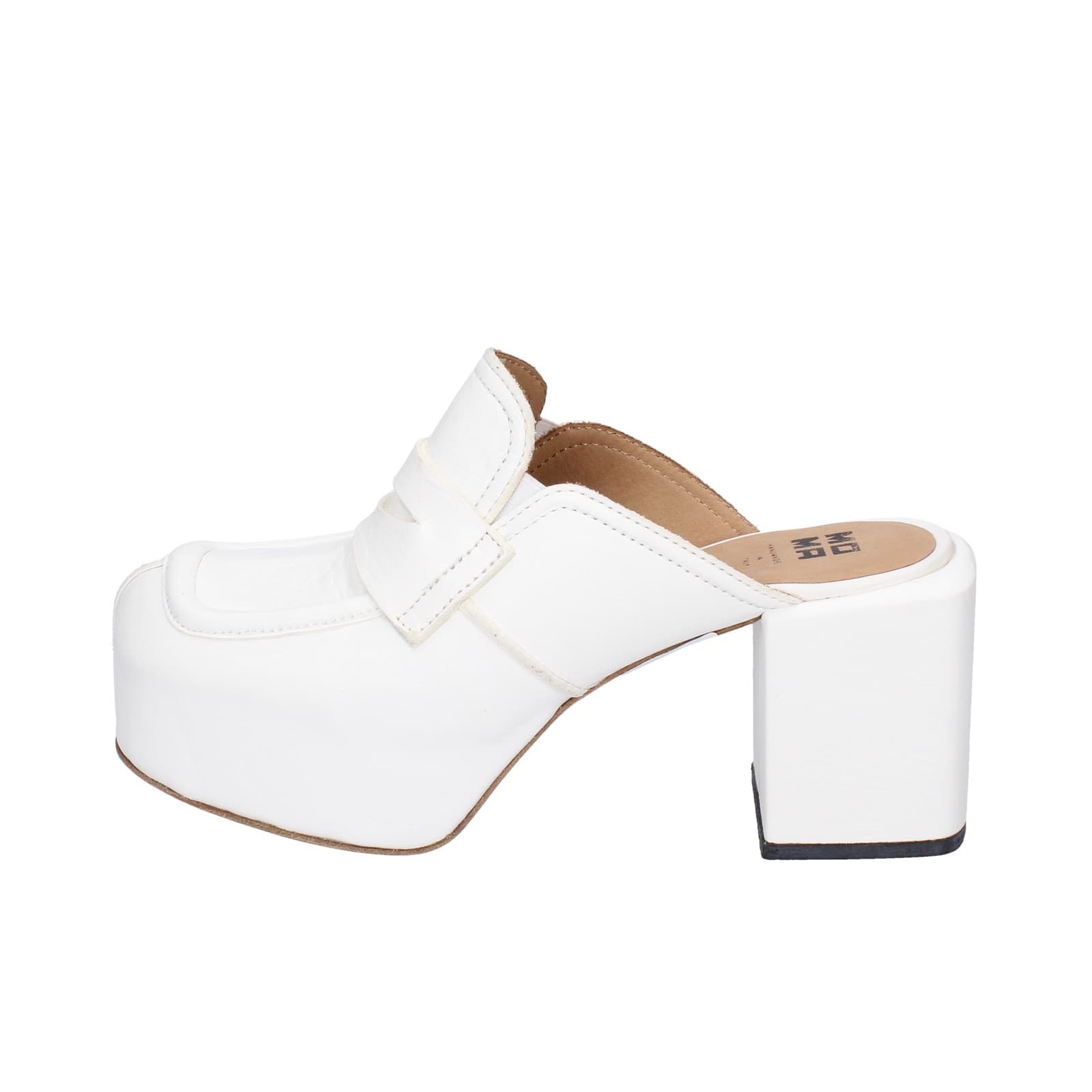 scarpe donna MOMA sandali bianco pelle 1GS448-NAC EZ893 Promozione Limitata
