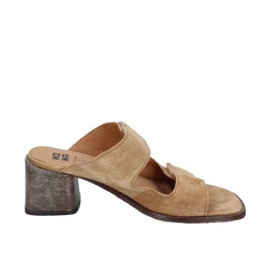 scarpe donna MOMA sandali marrone camoscio 1GS461 BC835 Fino Al -60%