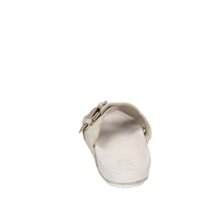 scarpe donna MOMA sandali beige pelle oro camoscio 1GS458-K0B BC770 Affare Del Giorno