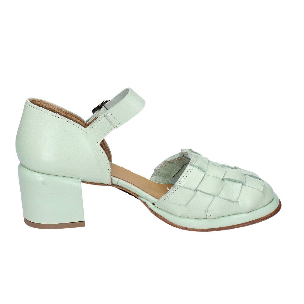 scarpe donna MOMA sandali verde pelle 44402G VINTAGE EX462 Prezzo Ridotto