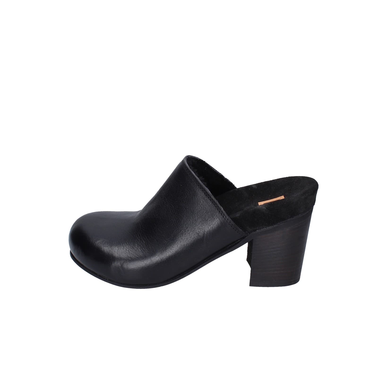 scarpe donna MOMA sandali nero pelle 86301G-CUM EY490 Sottocosto