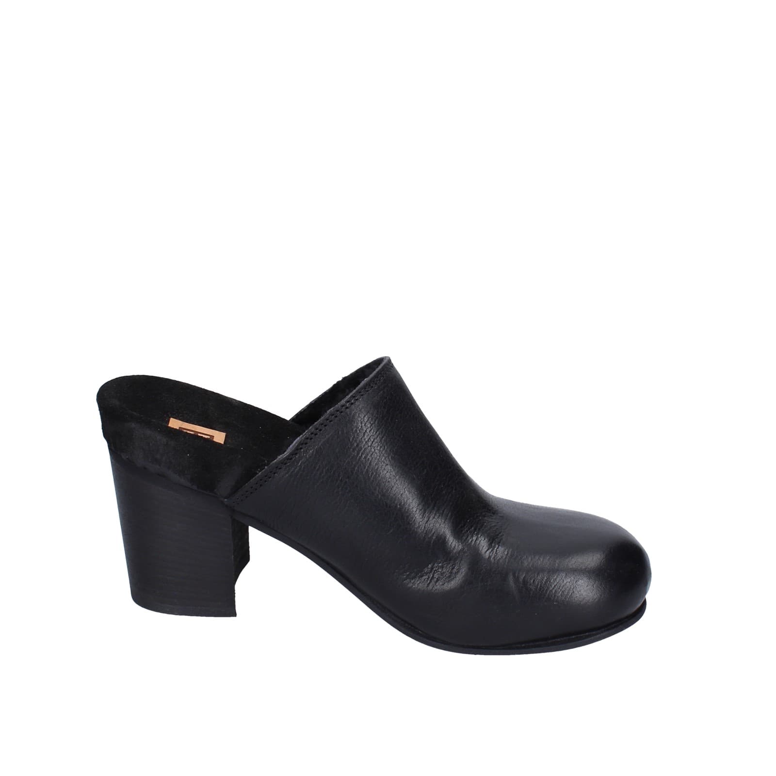 scarpe donna MOMA sandali nero pelle 86301G-CUM EY490 Sottocosto