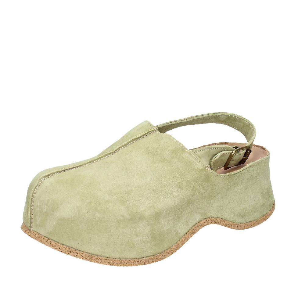 scarpe donna MOMA sandali verde camoscio 1GS468 EX373 Novità