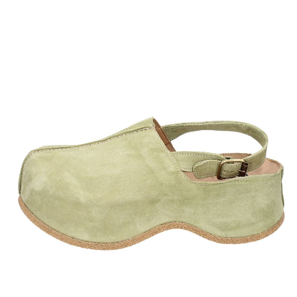 scarpe donna MOMA sandali verde camoscio 1GS468 EX373 Novità
