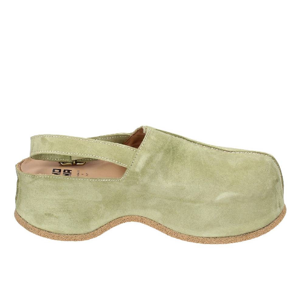 scarpe donna MOMA sandali verde camoscio 1GS468 EX373 Novità