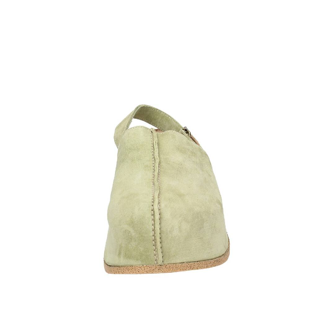 scarpe donna MOMA sandali verde camoscio 1GS468 EX373 Novità