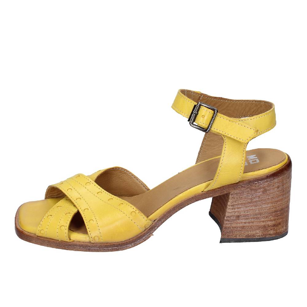 scarpe donna MOMA sandali giallo pelle 46406G VINTAGE EX407 Sconto