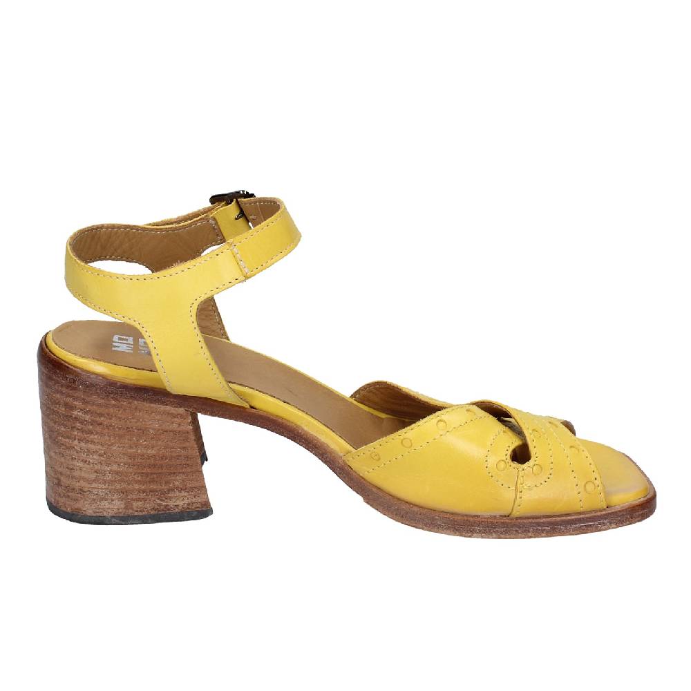 scarpe donna MOMA sandali giallo pelle 46406G VINTAGE EX407 Sconto