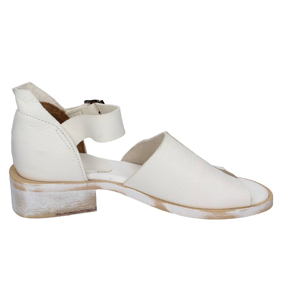 scarpe donna MOMA sandali bianco pelle oro 35403G VINTAGE EX403 Economico