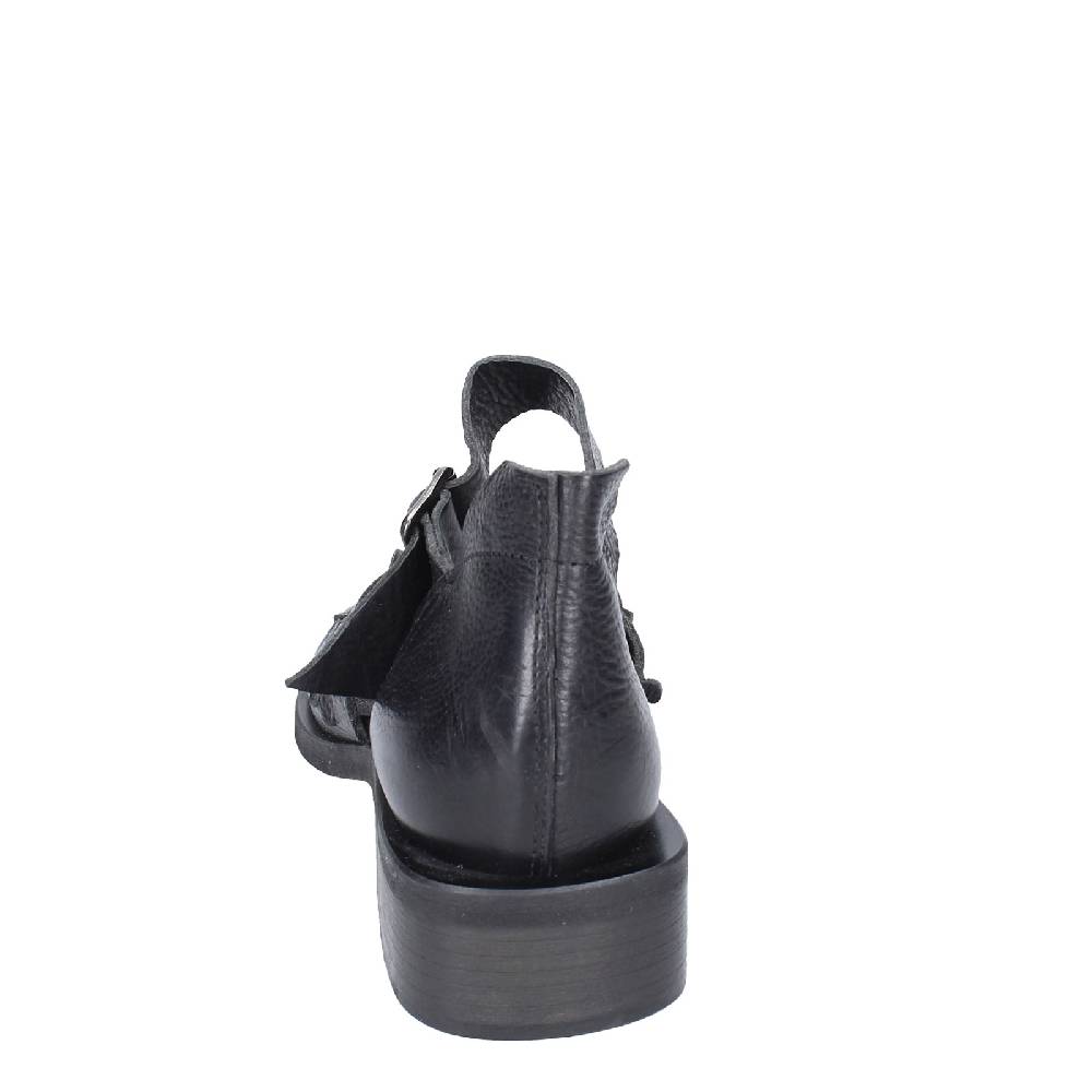 scarpe donna MOMA sandali nero pelle 35404G VINTAGE EX405 Online