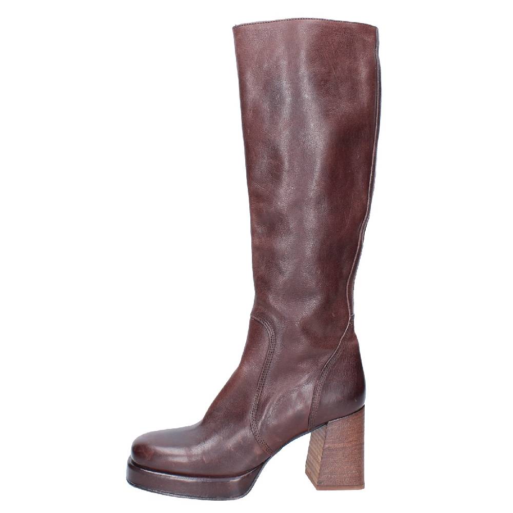 scarpe donna MOMA stivali marrone pelle 83303D VINTAGE EX522 I Più Venduti